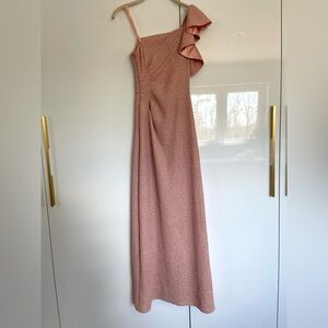 Adrianna Papell Pink One-Shoulder Dress